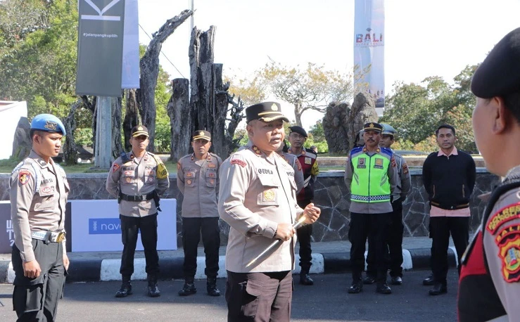 60 Personel Polsek Kintamani dan Polres Bangli Gelar Apel Kesiapan Pengamanan BUTR 2024